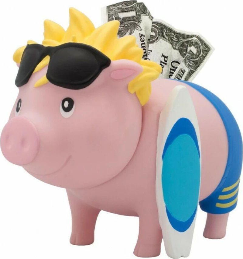 Lilalu Κουμπαράς Πλαστικός Piggy Bank Σέρφερ