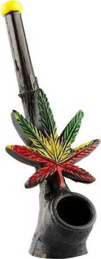 Πίπα Amsterdam | Rasta Leaf Pipe - 13cm