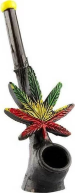 Πίπα Amsterdam | Rasta Leaf Pipe - 13cm