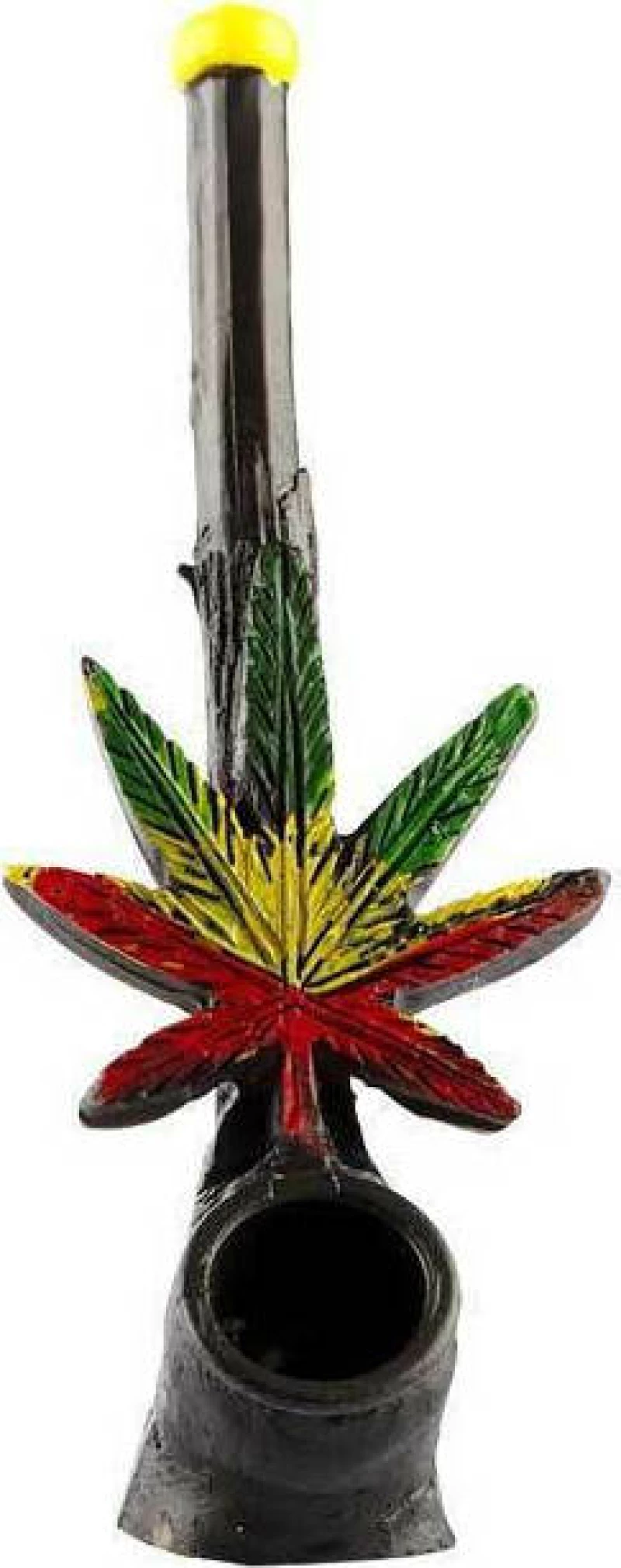 Πίπα Amsterdam | Rasta Leaf Pipe - 13cm