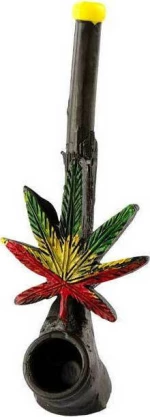 Πίπα Amsterdam | Rasta Leaf Pipe - 13cm