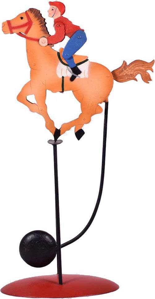 SP Souliotis Διακοσμητικό Άλογο από Μέταλλο 19x9x34cm