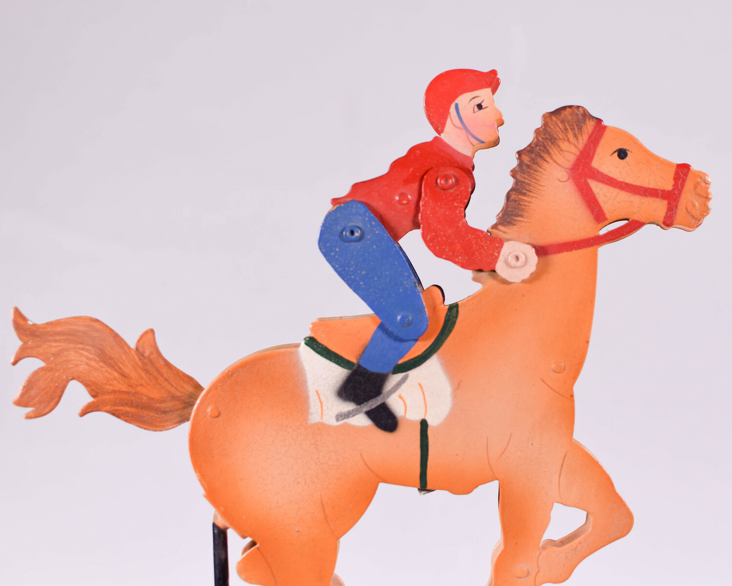 SP Souliotis Διακοσμητικό Άλογο από Μέταλλο 19x9x34cm