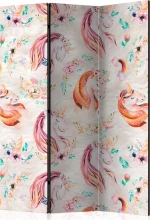 διαχωριστικό με 3 τμήματα - Pastel Unicorns [Room Dividers]
