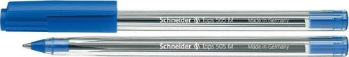 Schneider Στυλό Rollerball 0.5mm με Μπλε Mελάνι Tops 505 Μπλε