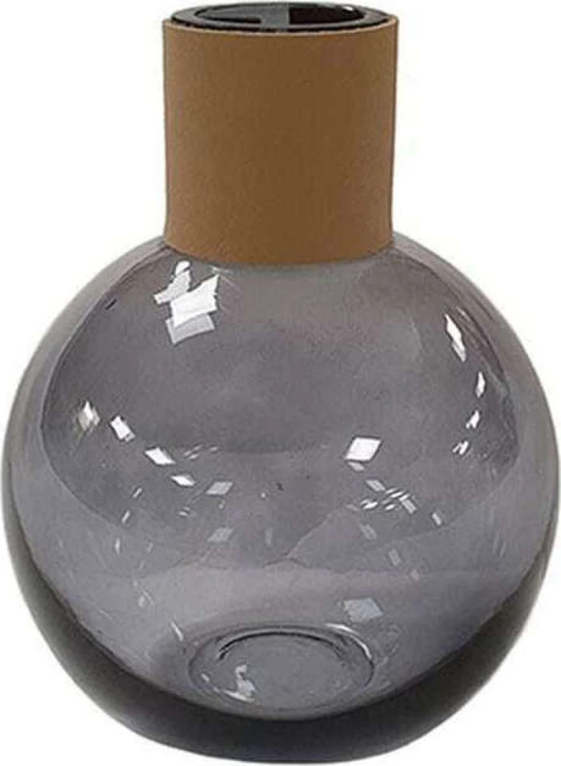 Plastona Διακοσμητικό Βάζο Γυάλινο 18x18x22cm