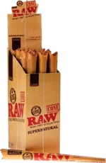 Raw Τσιγαροσωλήνες Classic Super Natural 15τμχ