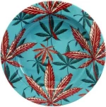 Μεταλλικό Τασάκι - Σχέδιο Leaves