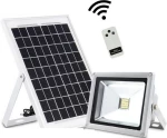 Ηλιακός Προβολέας 20W με Τηλεχειριστήριο 550L