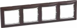 Legrand Valena 4 Θέσεων 770374 Καφέ