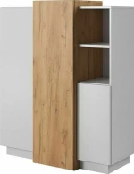 3D Μπουφές Λευκό / Golden Craft 110x45x133cm
