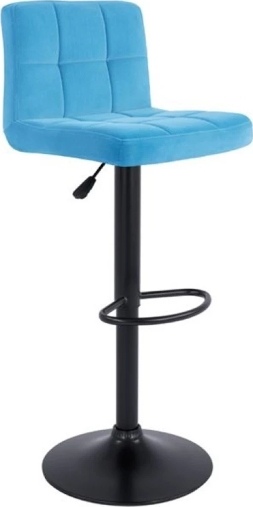 Σκαμπό Μπαρ Diana Τιρκουάζ 44x40x90cm 2τμχ