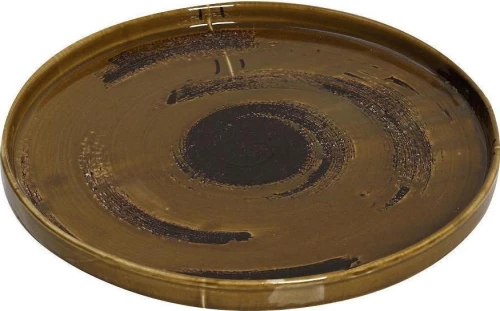 Espiel Typhoon Πιάτο Γλυκού Κεραμικό Καφέ με Διάμετρο 21cm