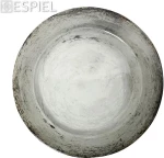 Espiel Cassian Πιάτο Γλυκού Κεραμικό Γκρι-Λευκό με Διάμετρο 20cm