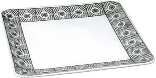 Espiel Dande Πιάτο Ρηχό Κεραμικό Γκρι 27x27cm