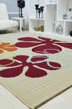 Χαλί Tredy 1725/1201 Beige-Red 200X290cm