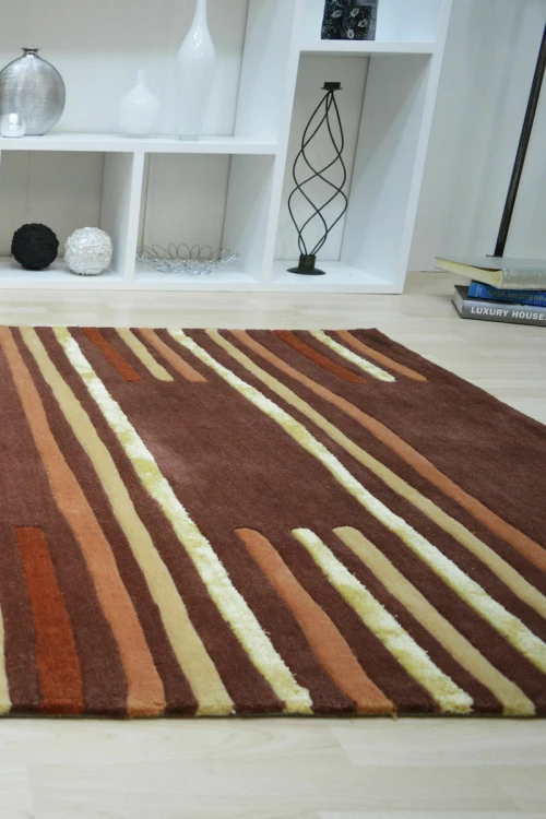 Χαλί Berlucci Posidon Brown-Beige 160X230cm