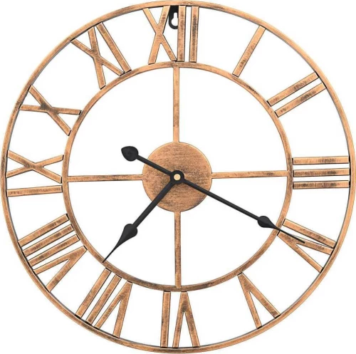 vidaXL Ρολόι Τοίχου Μεταλλικό 40cm