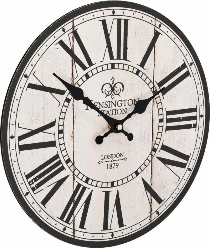 vidaXL Ρολόι Τοίχου Vintage Λονδίνο Ξύλινο 30cm