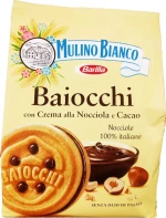 Barilla Mulino Bianco Baiocchi με Φουντούκια Κακάο 260gr