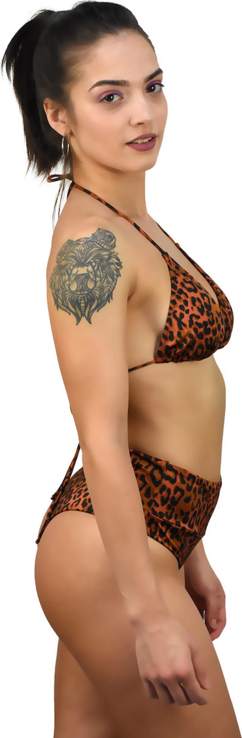 Rock Club Bikini Τριγωνάκι Με ενίσχυση Animal Print BP-2154