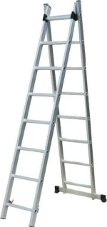Inox Kiss Διπλή Σκάλα Αλουμινίου 2x8 LAD208
