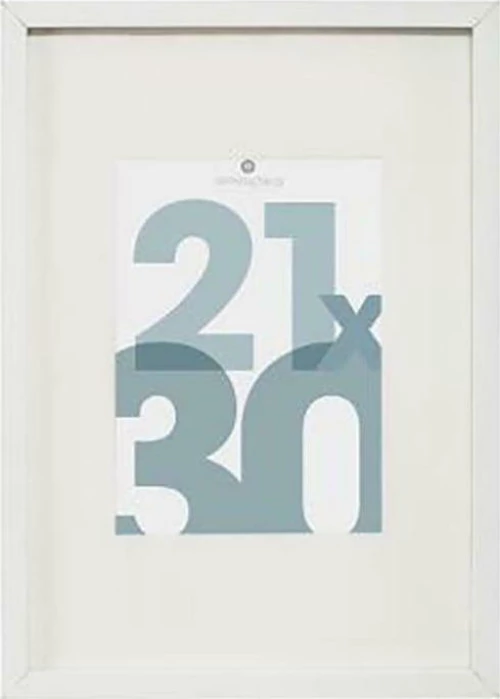 Plastona Κορνίζα Ξύλινη Λευκή 21x30cm