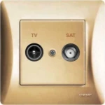 ΠΡΙΖΑ TV-SAT TΕΡΜΑΤΙΚΗ ΧΡΥΣΟ serie H OEM 50-00138-9-2