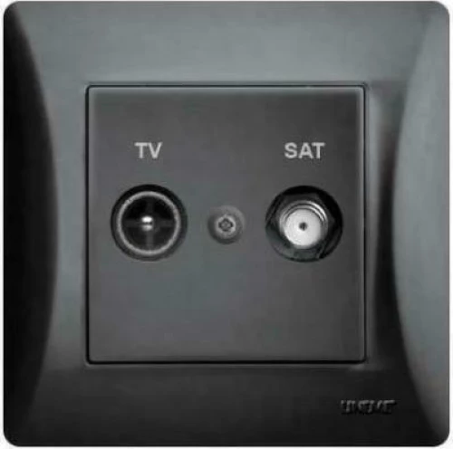 ΠΡΙΖΑ TV-SAT ΔΙΕΛΕΥΣΕΩΣ ΜΑΥΡΟ serie H OEM 50-00134-2-2