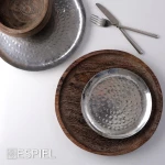 Espiel Πλατώ Σερβιρίσματος Αλουμινίου Σφυρήλατο 23x23x1,5cm