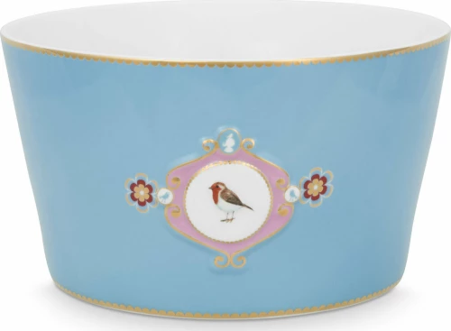 PiP Studio Love Birds Σαλατιέρα από Πορσελάνη Blue 20x20cm