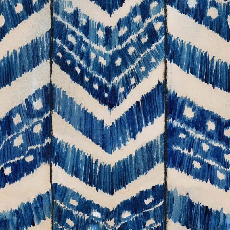 Ταπετσαρία Turkish Ikat Wp30059 52X1000Cm White-Blue Mindthegap 52x1000cm