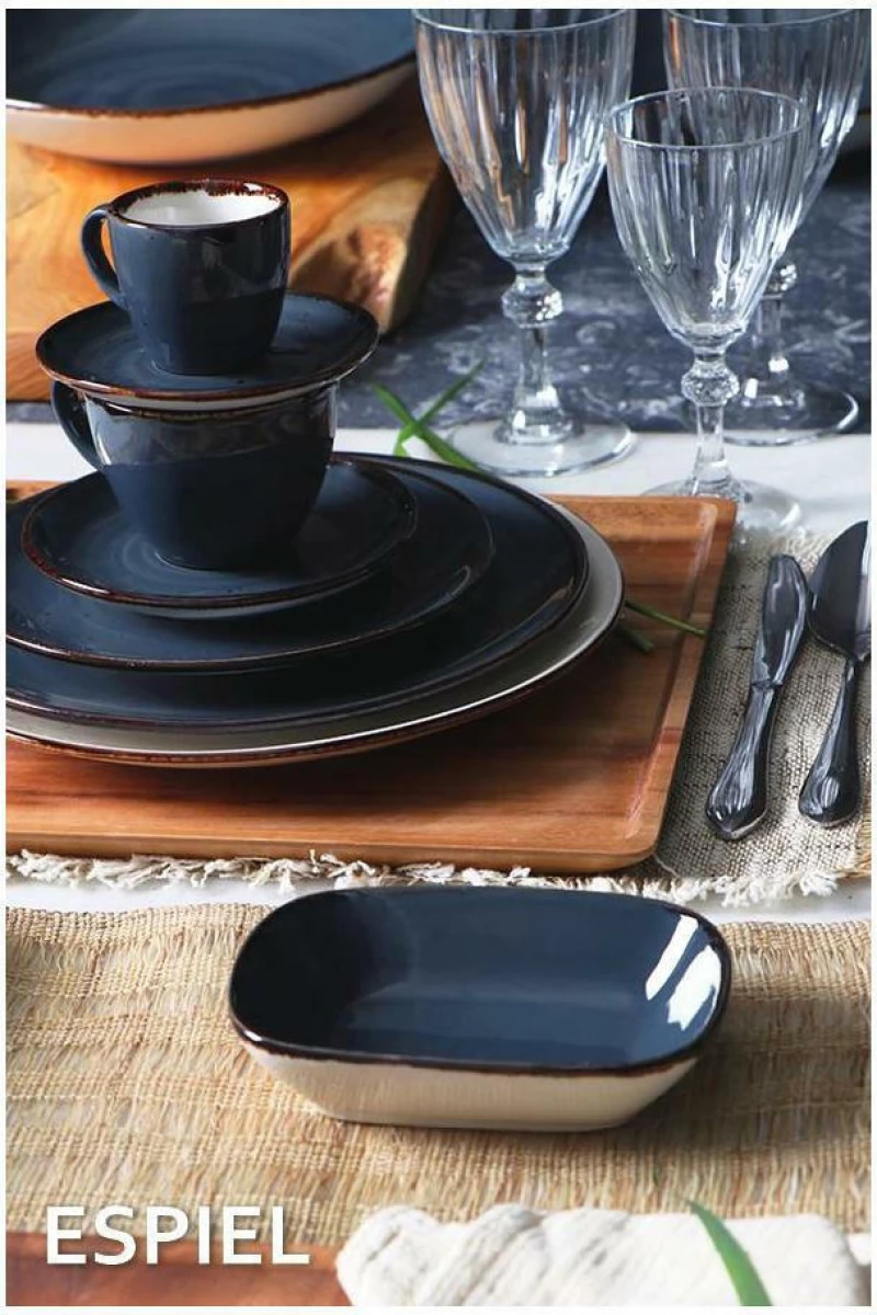 Espiel Terra Jumbo Φλυτζάνι Cappuccino από Πορσελάνη Γκρι 350ml