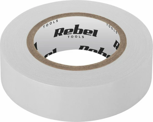 Μονωτική ταινία REBEL (0,13mmx19mm) 9m λευκή
