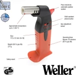 Weller WT13EU Φλόγιστρο Βουτανίου με Ανάφλεξη Βαρέως Τύπου