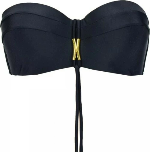 Rock Club Strapless Bikini Top Μαύρο BP-2153