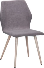 Καρέκλα Τραπεζαρίας Leto Grey Brown / Φυσικό