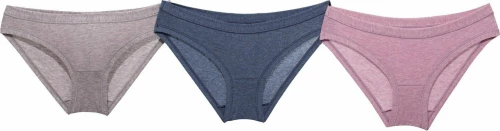 Cotonella 33620D100 Βαμβακερά Slip 3Pack Grey/Blue/Lilac