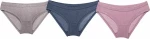 Cotonella 33620D100 Βαμβακερά Slip 3Pack Grey/Blue/Lilac