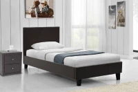 Nevil Κρεβάτι Μονό Δερματίνη / Με Τάβλες 100x200cm