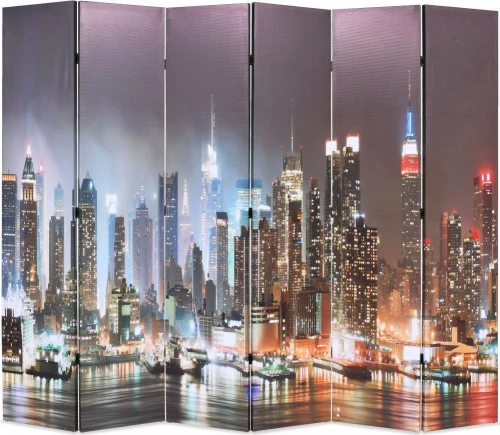 vidaXL Διακοσμητικό Παραβάν από Καμβά 228x170cm