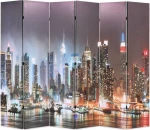 vidaXL Διακοσμητικό Παραβάν από Καμβά 228x170cm