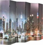 vidaXL Διακοσμητικό Παραβάν από Καμβά 228x170cm