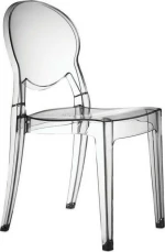 Καρέκλα 45x52x87(45) scabdesign igloo - smoked transparent