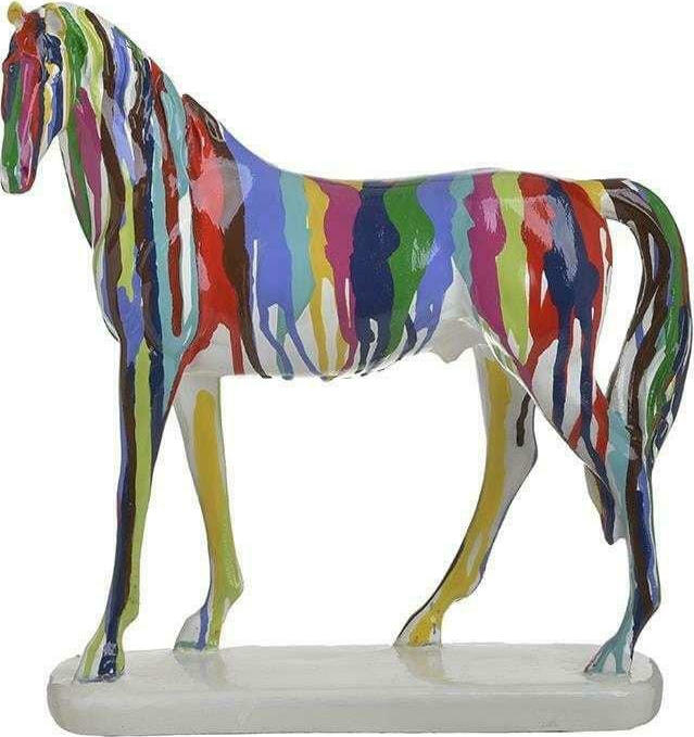 Inart Διακοσμητικό Άλογο Πολυρητίνης 26.5x10x29cm