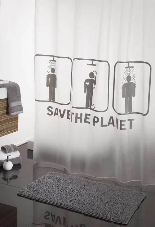 Sorema Κουρτίνα Μπάνιου 180x200 Save The Planet