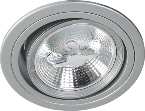 VK Lighting Μεταλλικό Πλαίσιο Σποτ για GU10 VK/11110D/G 17.5x17.5cm Γκρι