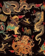 Ταπετσαρία Τοίχου Dragons Tibet 300x52cm