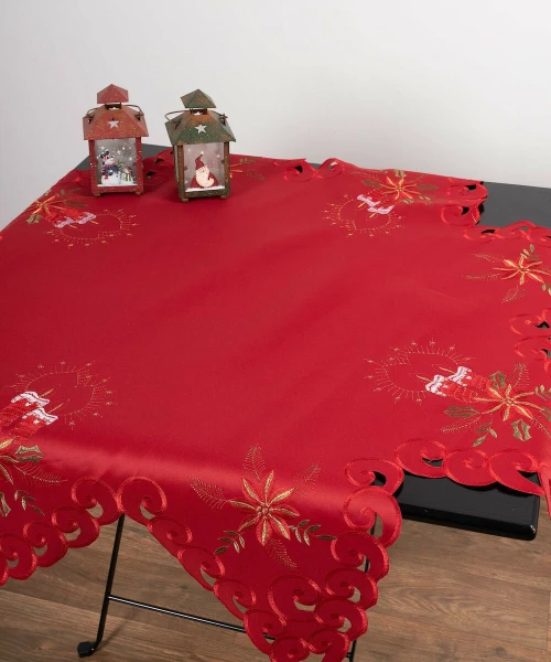 Silk Fashion N05 Χριστουγεννιάτικο Καρέ 90x90cm