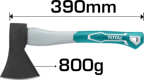 Total THT788006 Τσεκούρι Τεμαχισμού Μήκους 39cm και Βάρους 800gr